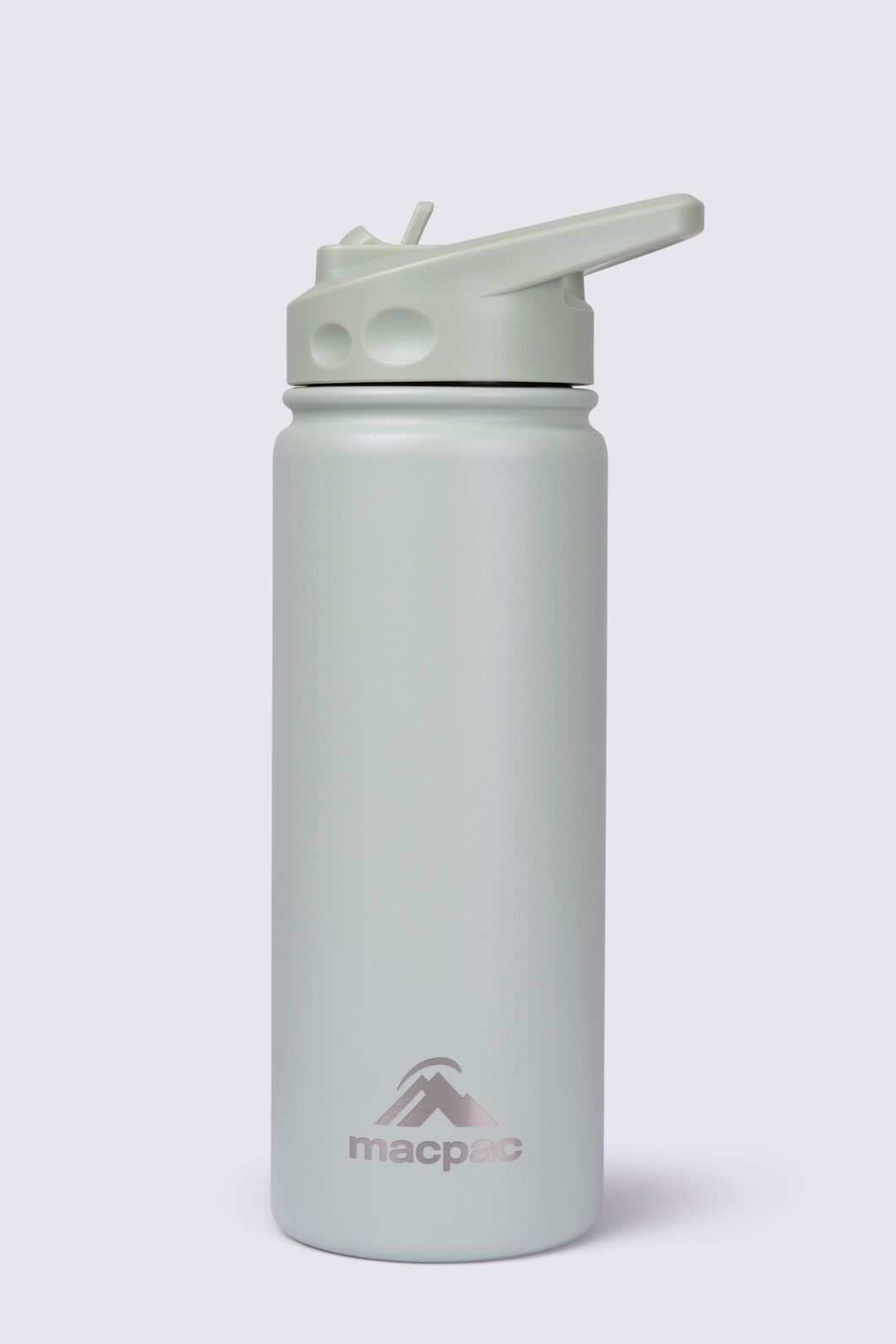 Macpac Insulated Wide Mouth Bottle with Straw Lid — 530ml, Sage Green, hi-res