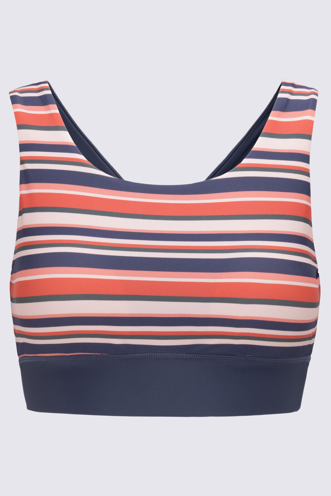 Macpac Women's Southshore Bikini Top, Sienna Stripe/Odyssey, hi-res