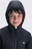 Macpac Kids' Pulsar Alpha Hooded Insulated Jacket, Oyster Mushroom/Black, hi-res