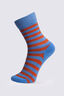 Macpac Kids' Footprint Sock, Vallarta/Desert Sun Stripe, hi-res