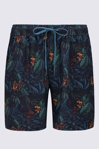 Macpac Men's Brighton 6" Boardshorts, Dark Botanical Print, hi-res