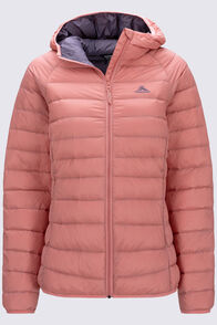 Macpac Women's Uber Light Hooded Down Jacket, Terracotta, hi-res
