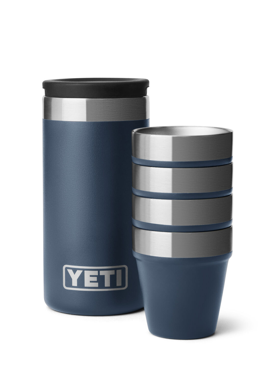 YETI® Shot Glasses with Case, Navy, hi-res
