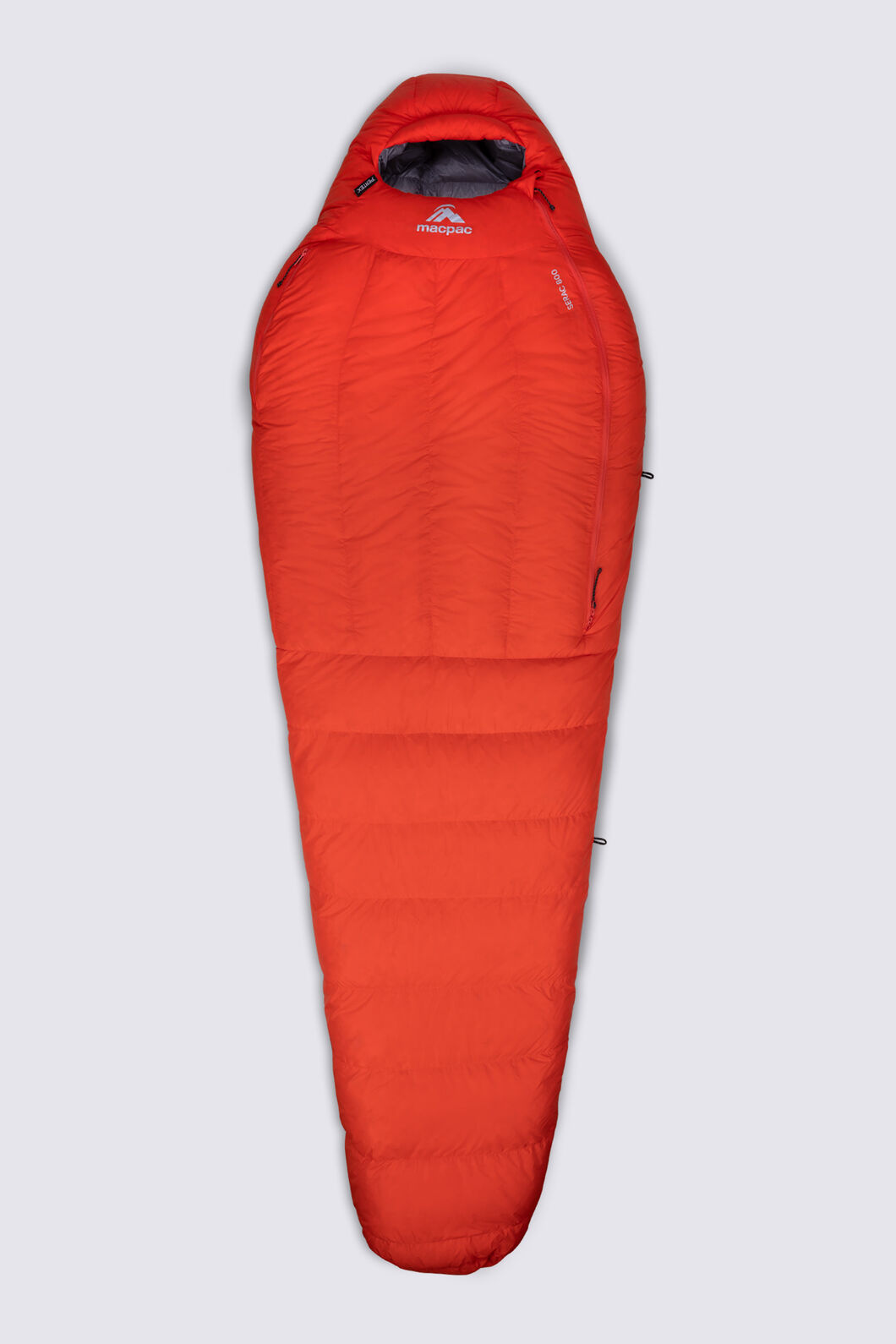 Macpac Large Serac 800 Down Sleeping Bag (-14&deg;C), Cherry Tomato, hi-res