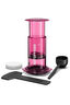 AeroPress Clear Coffee Maker, Pink, hi-res