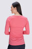 Macpac Women's Ella 180 Merino Long Sleeve T-Shirt, Sun Kissed Coral, hi-res