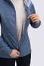 Macpac Women's Craigieburn Merino Blend Jacket, China Blue Marle, hi-res
