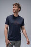 Macpac Men&rsquo;s Logo Merino 180 T-Shirt, India Ink, hi-res