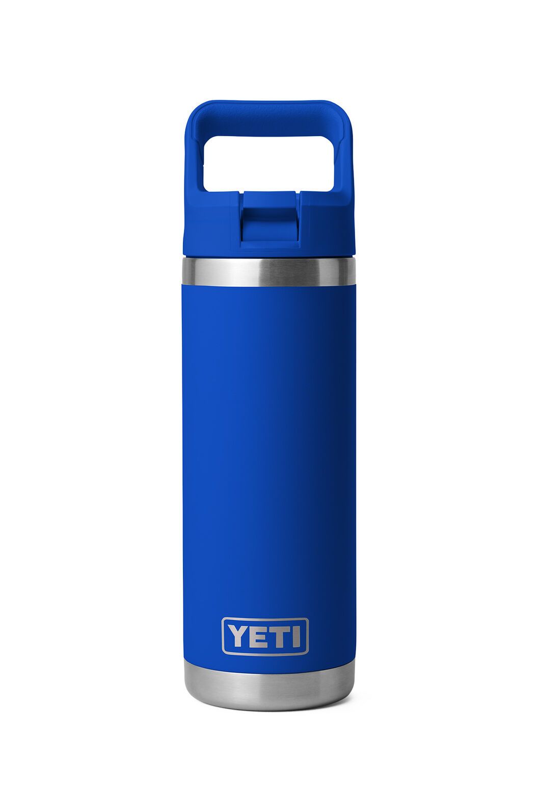 YETI&reg; Rambler&reg; Bottle with Straw Cap &mdash; 18 oz, ROYAL BLUE, hi-res