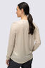 Macpac Women&rsquo;s Orton Merino Blend Long Sleeve Crew, French Oak Marle, hi-res