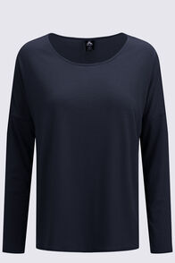 Macpac Women's Eva Long Sleeve T-Shirt, Black, hi-res