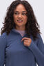 Macpac Women's Tui Fleece Pullover, Bijou Blue, hi-res