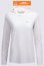 Macpac Women's Trail Long Sleeve Hooded T-Shirt, Cloud Dancer, hi-res