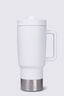 Macpac Insulated Travel Tumbler with Straw Lid — 880ml, Winter White, hi-res