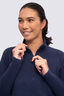 Macpac Women's Tui Fleece Pullover, Navy Iris, hi-res