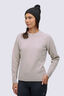 Macpac Women's Hearth Merino Long Sleeve Crew, Oatmeal Marle, hi-res