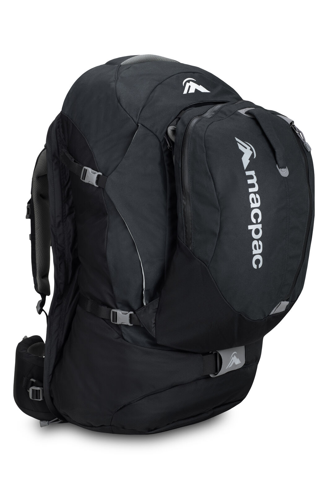 Macpac Gemini AzTec&reg; 75L Travel Backpack, Black, hi-res