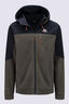 Macpac Men's Heritage Windproof Fleece Jacket, Black/Deep Depths, hi-res