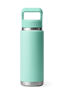 YETI® Rambler® Bottle with Straw Cap — 26 oz, SEAFOAM, hi-res
