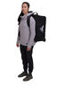 Macpac 80L Wheeled Duffel Bag, Black, hi-res