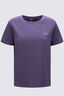 Macpac Women's Vintage Embroidered Fairtrade Organic Cotton Short Sleeve T-Shirt, Mulled Grape, hi-res