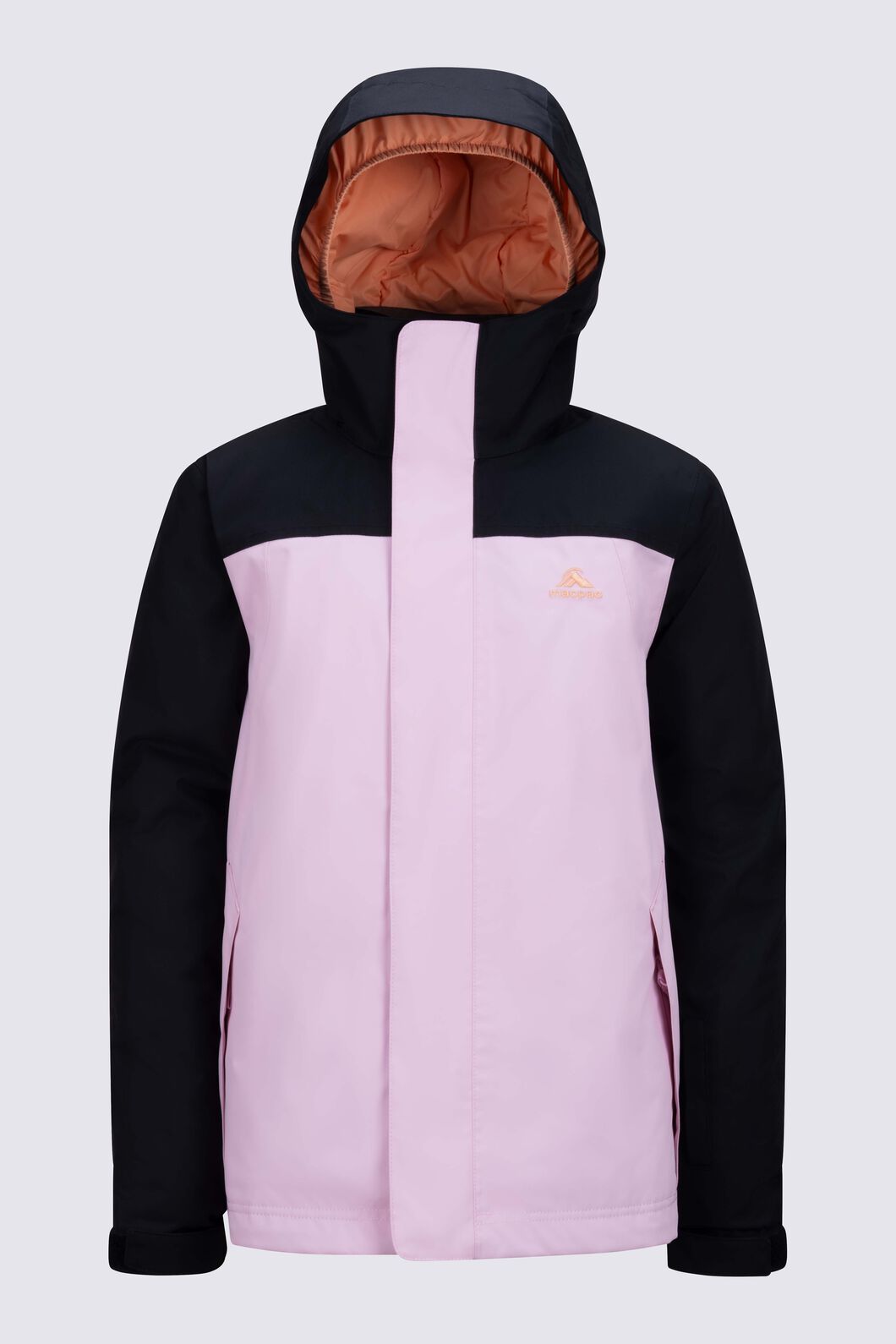 Macpac Kids' Spree Snow Jacket, Black/Corsage, hi-res