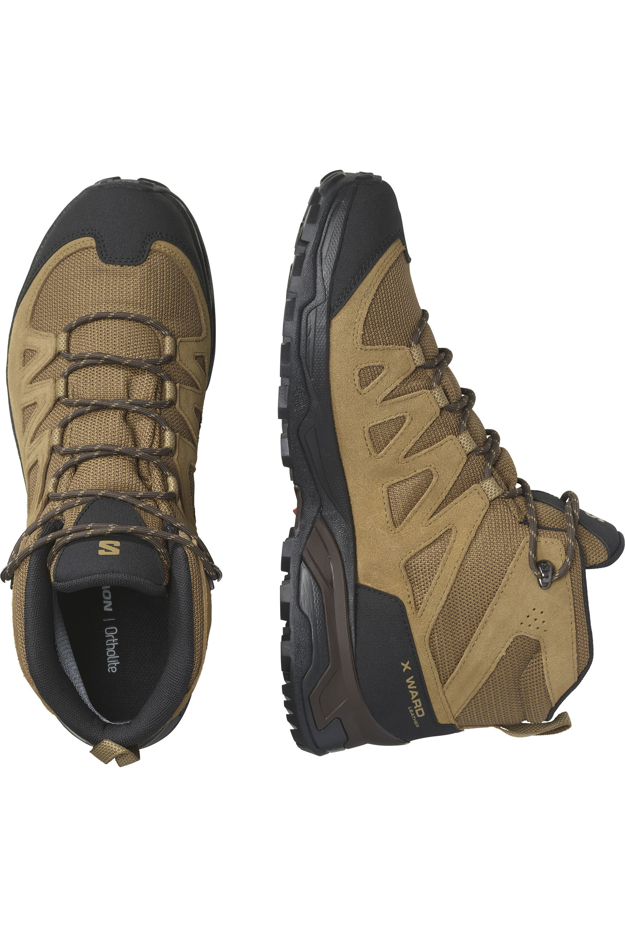 Salomon leather shop shoes
