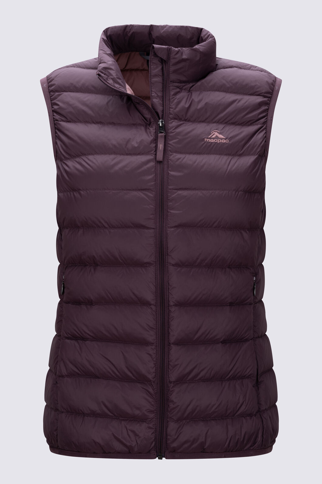 Macpac Women's Uber Light Down Vest ♺, Huckleberry, hi-res