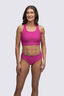 Macpac Women's Reversible Bikini Bottoms, Rose Violet/Shatter Print, hi-res