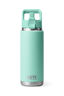 YETI® Rambler® Bottle with Straw Cap — 26 oz, SEAFOAM, hi-res