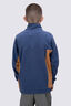 Macpac Kids' Heritage Fleece Pullover, Oceana/Bone Brown/Pelican, hi-res