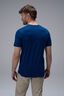 Macpac Men's Lyell 180 Merino T-Shirt, Navy Peony, hi-res