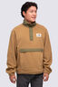 Macpac Men's Heritage Snap Fleece Pullover, Dull Gold, hi-res