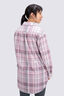 Macpac Women's Cinder Fleece Shirt, Keepsake Lilac Plaid, hi-res