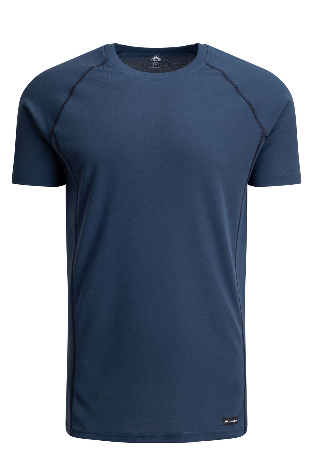 Macpac Men's Geothermal Short Sleeve Top, Insignia Blue, hi-res