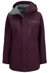 Macpac Women's Resolution Raincoat, Winetasting, hi-res