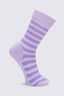 Macpac Kids' Footprint Sock, Pastel Lilac/Sunlit Allium, hi-res