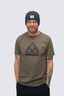 Macpac Men's Vintage Fairtrade Organic Cotton Short Sleeve T-Shirt, Stone Grey Marle, hi-res