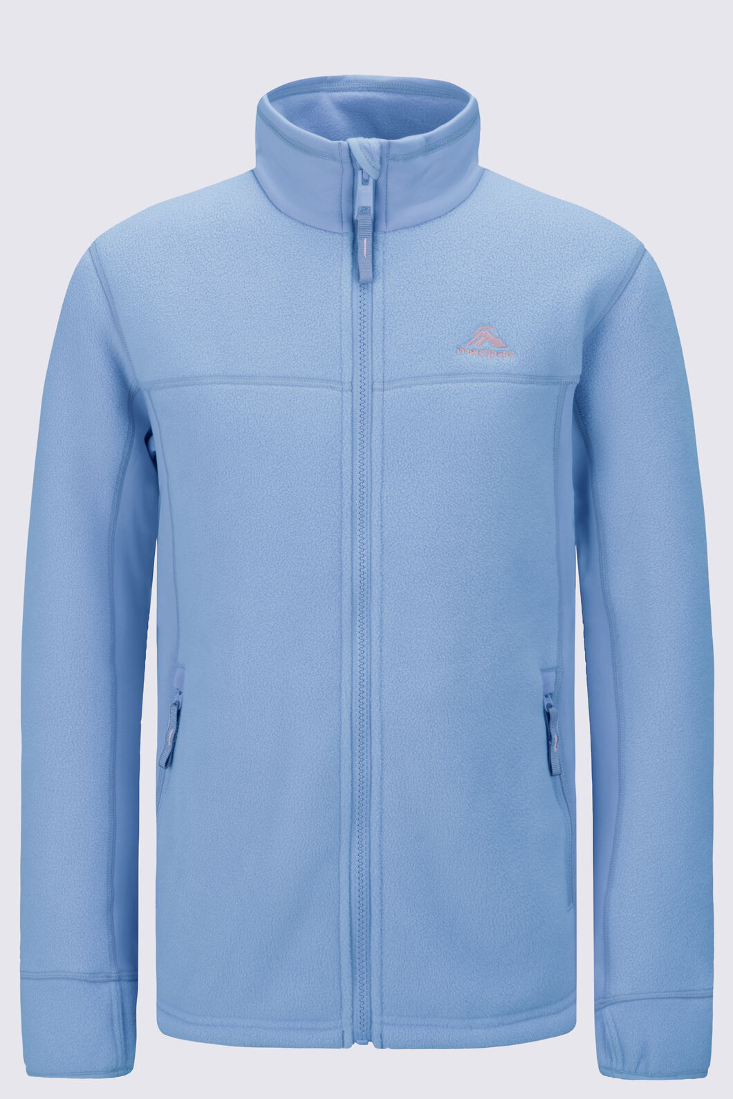 Macpac Kids' Mini Mountain Fleece Jacket, Placid Blue, hi-res