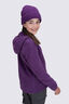 Macpac Kids' Mini Mountain Fleece Hoodie, Plum, hi-res