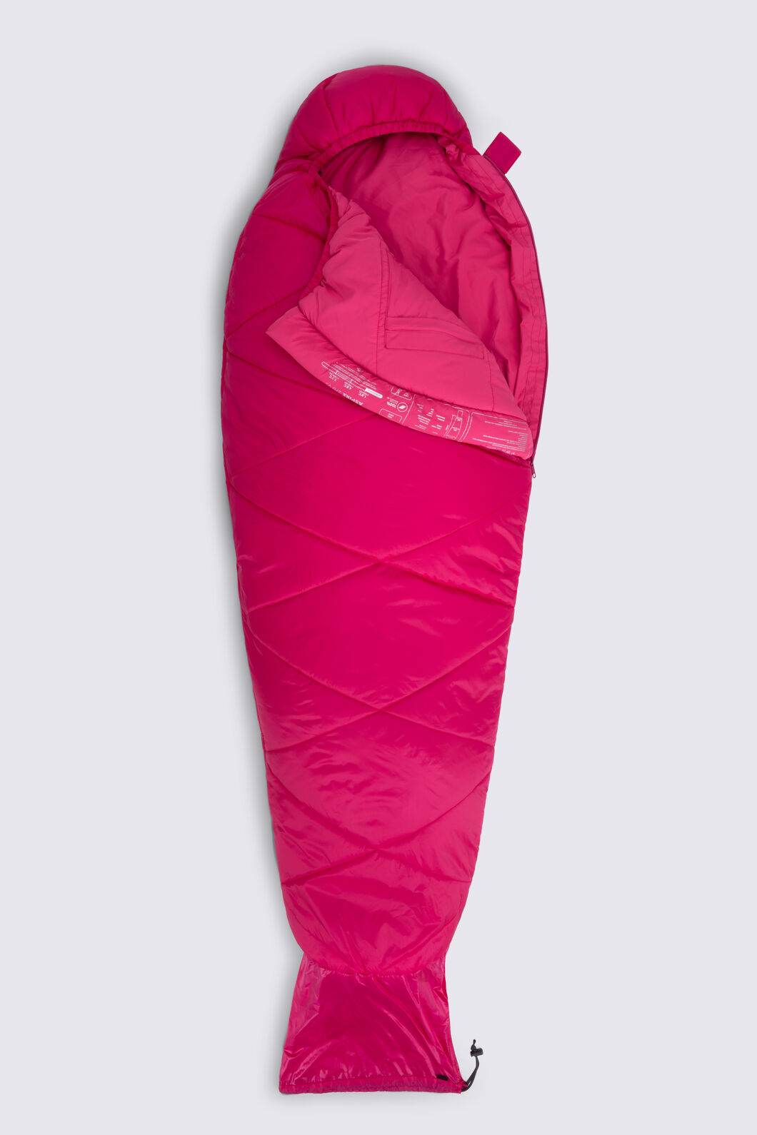 Macpac Kids' Aspire 270 Synthetic Sleeping Bag (1.8&deg;C), Pink, hi-res