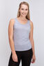 Macpac Women's 150 Merino Singlet, Light Grey Marle, hi-res