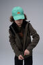 Macpac Kids' Mini Mountain Fleece Hoodie, Black/Grape Leaf, hi-res