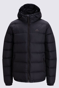 Macpac Kids' Halo Hooded Down Jacket, Black, hi-res