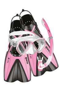 Mares X-One/Pirate Jnr Snorkelling Set, Pink, hi-res