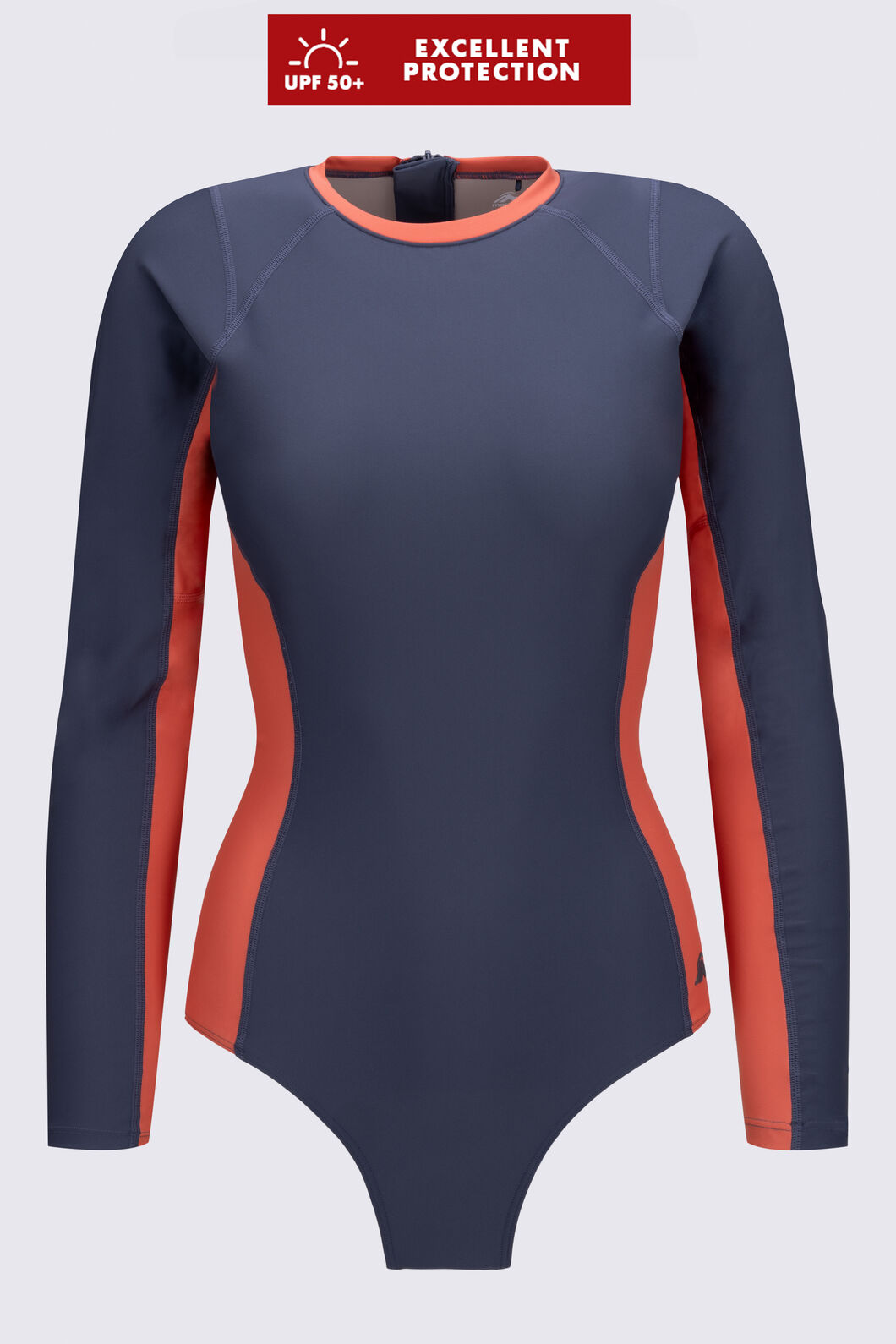 Macpac Women's Southshore Long Sleeve Surfsuit, Odyssey/Burnt Sienna, hi-res