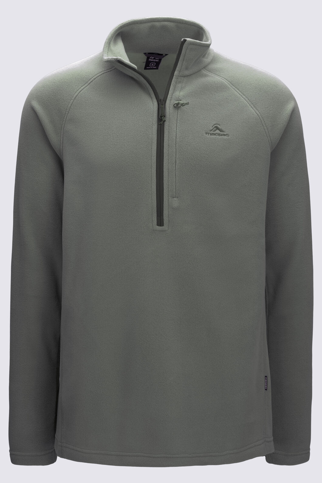 Macpac Men's Tui Fleece Pullover, Beetle, hi-res
