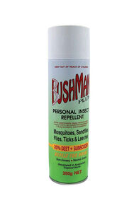 Bushman Aero Insect Repellent with Sunscreen 350g, None, hi-res