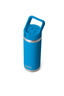YETI® Rambler® Bottle with Straw Cap — 18 oz, Big Wave Blue, hi-res