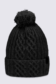 Macpac Darby Beanie, Black, hi-res